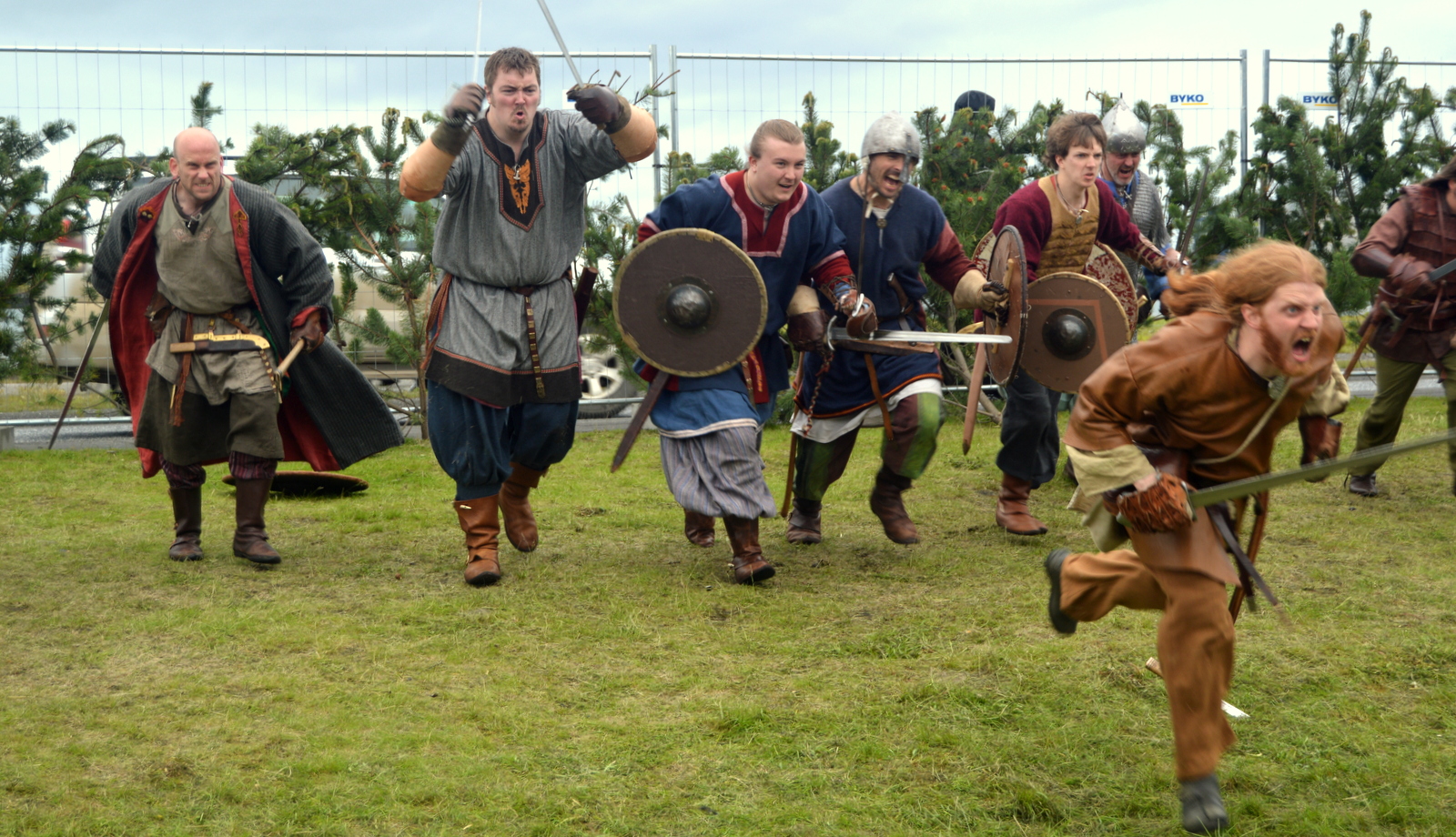 the annual viking festival at the viking village in hafnarfjrur