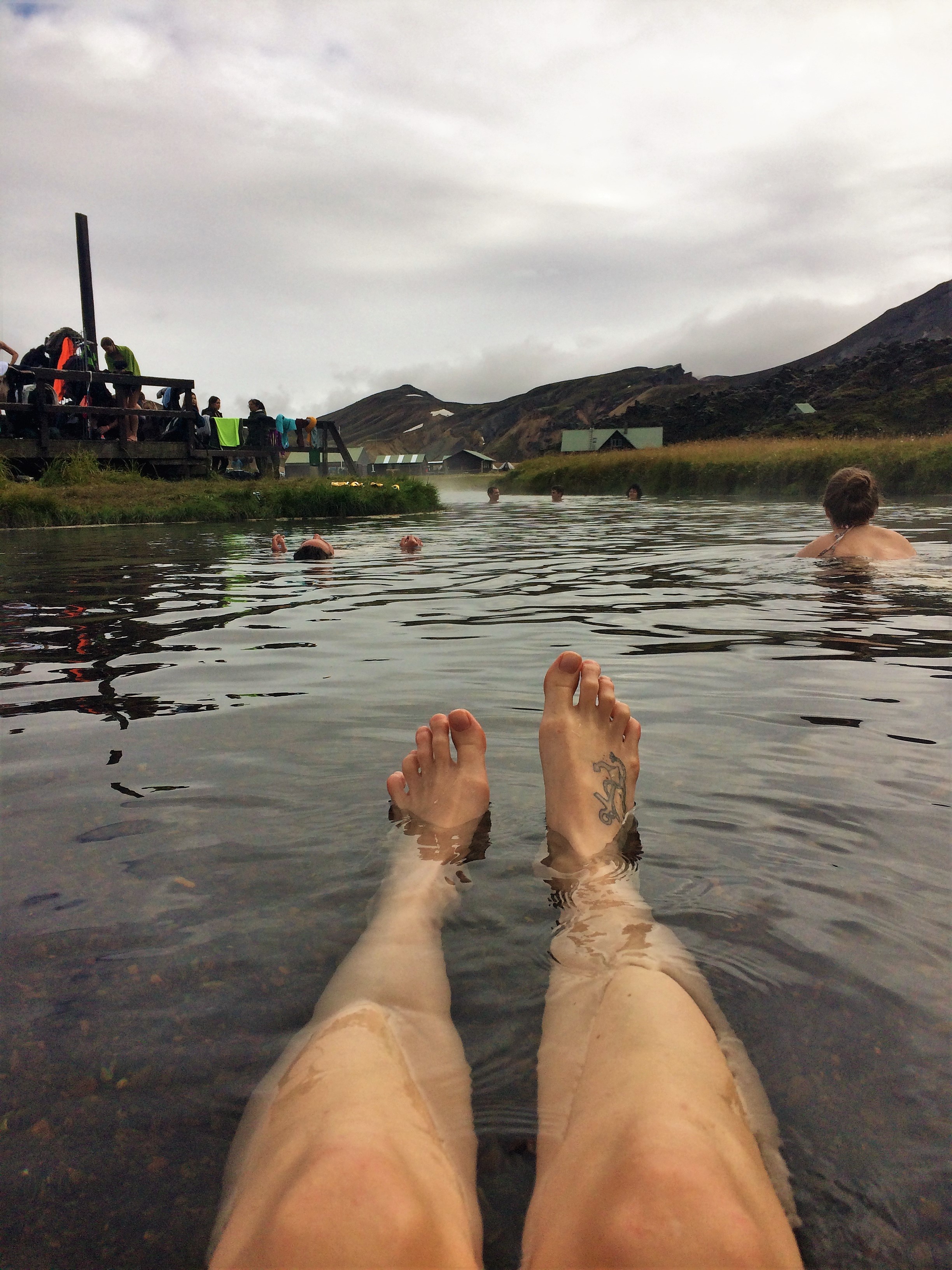 der hot pot in landmannalaugar