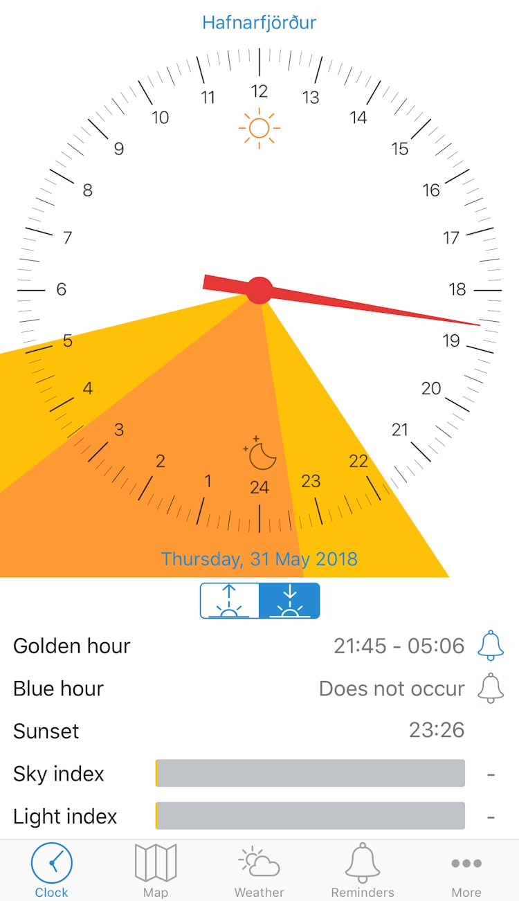 冰島Golden Hour 手機App